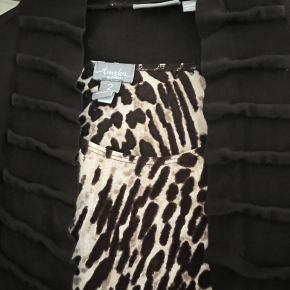 3 PC Chicos Travelers Pantsuit. - Picture 3 of 10